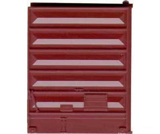 Kadee 2226 Replacement Doors Low Tackboard -- 8' Pullman Standard Doors (Box Car Red) - Default Title (IC-380-2226)