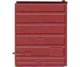 Kadee 2230 Replacement Doors Low Tackboard -- 8' 6-Panel Superior Doors (Red Oxide) - Default Title (IC-380-2230)