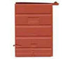 Kadee 2238 7' Five-Panel Box Car Door w/High Tack Board pkg(2) -- Red Oxide - Default Title (IC-380-2238)
