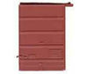 Kadee 2240 7' Five-Panel Box Car Door w/Low Tack Board pkg(2) -- Red Oxide - Default Title (IC-380-2240)