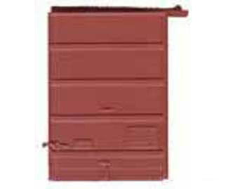 Kadee 2240 7' Five-Panel Box Car Door w/Low Tack Board pkg(2) -- Red Oxide - Default Title (IC-380-2240)