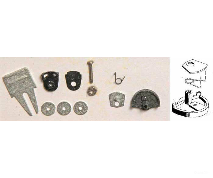 Kadee 454 Swing Bracket Adaptor - Kit -- 1 Pair - Default Title (CH-380-454)
