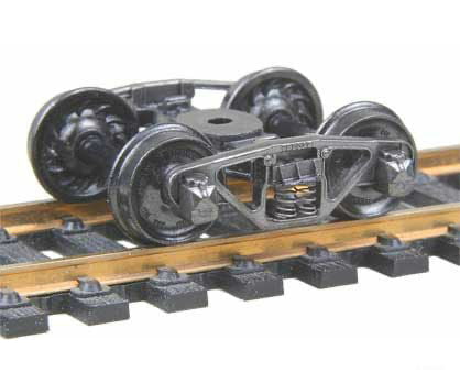 Kadee 515 Vulcan Double Truss Fully Sprung Metal Trucks -- Code 110 (.110") 33" Ribbed-Back RP-25 Wheels 1 Pair - Default Title (CH-380-515)