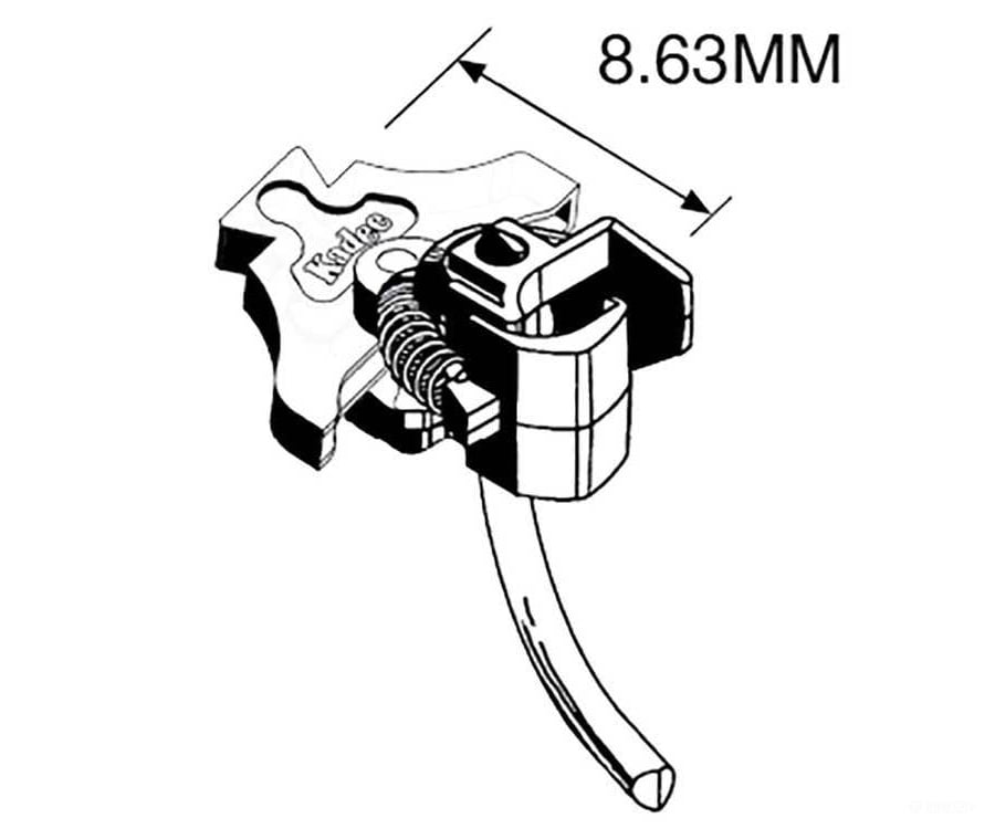 Kadee HO 52 NEM 363 European-Style Couplers - Medium - 2 Pair with NEM 363 to 362 & Bolt-On 363 Adapter Couplers &
