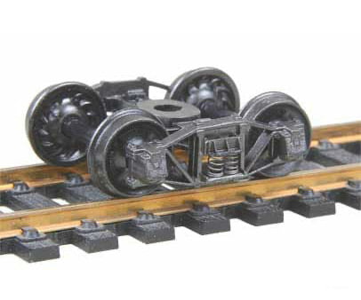 Kadee 551 Arch Bar Fully-Sprung Self-Centering Metal Trucks -- Code 110 (.110") 33" Ribbed-Back RP-25 Wheels - 1 Pair - Default Title (CH-380-551)