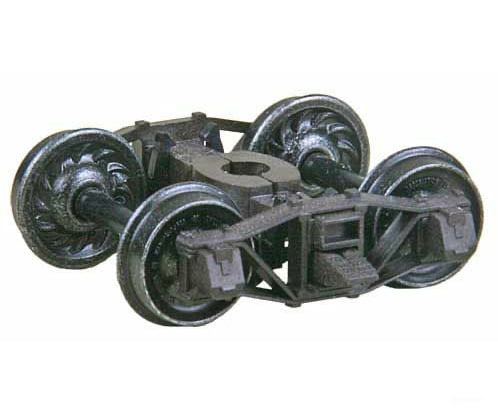Kadee 583 Arch Bar Self-Centering HGC Leaf-Spring Caboose Trucks -- Code 110 (.110") 33" Ribbed-Back RP-25 Wheels 1 Pair - Default Title (IC-380-583)