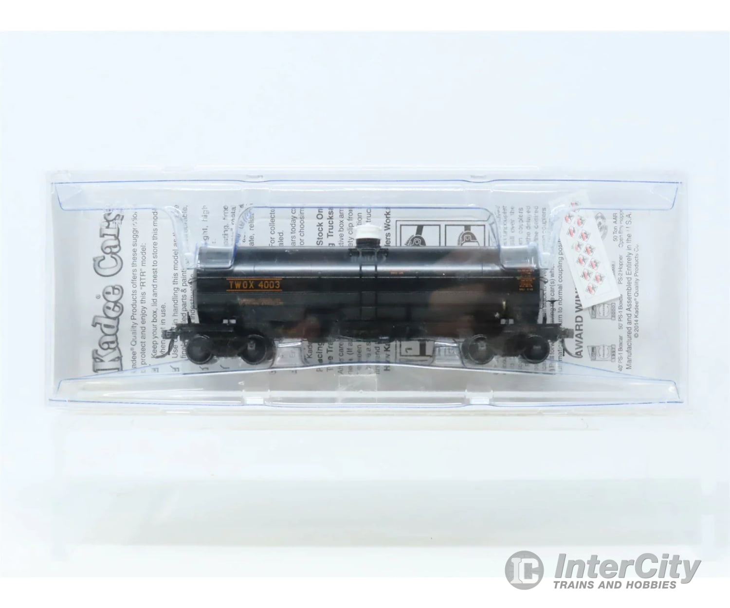 Kadee Ho 9005 #9005 Twox Tidewater Assoc. Oil Co. Single Dome Tank Car 4003 - Sealed Freight Cars