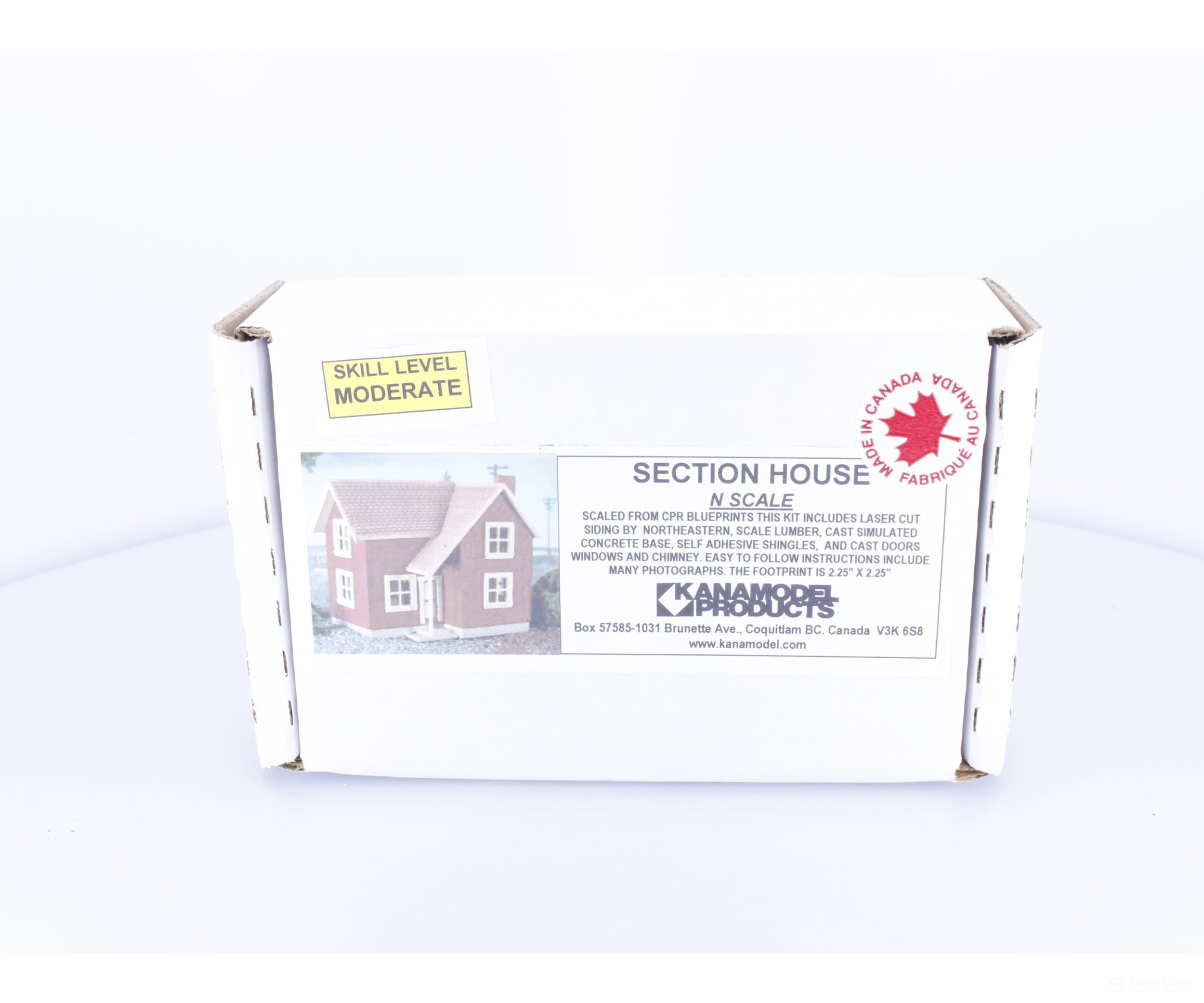 Kanamodel Products 6005 N Section House #3 Canadian Pacific (CP) - Structures