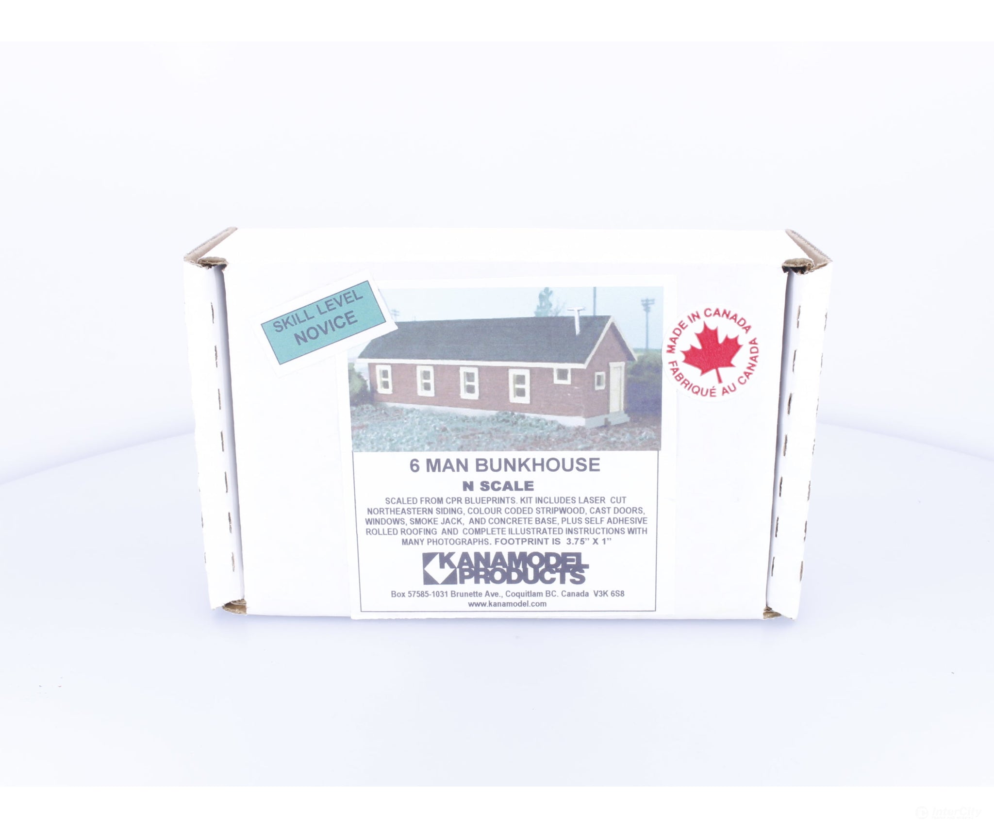 Kanamodel Products 6008 N 6 Man Bunkhouse Canadian Pacific (CP) - Structures