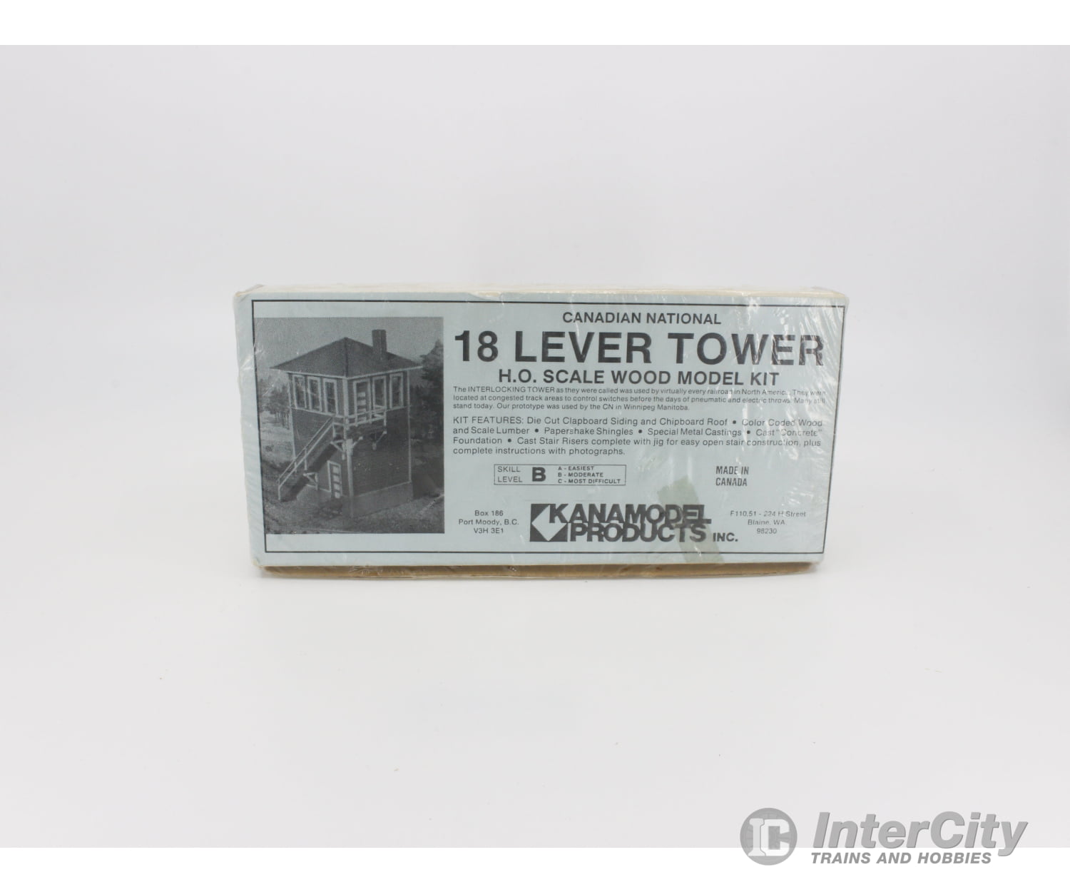 Kanamodel Products Inc. 110B Ho 18 Lever Tower Kit Canadian National (Cn) Structures