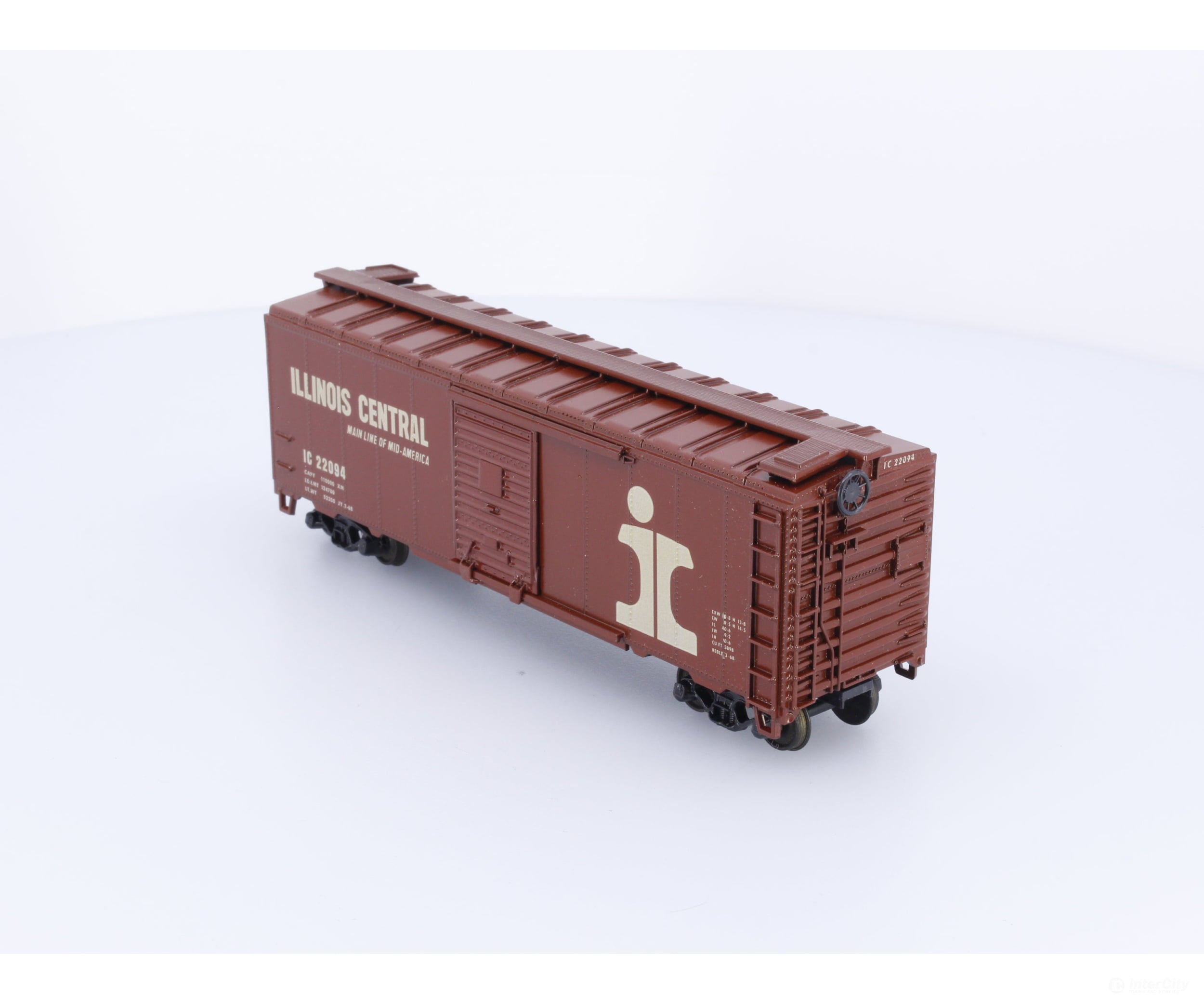 Kar-Line 254 HO 40’ Box Car Illinois Central (IC) 22094 Freight Cars