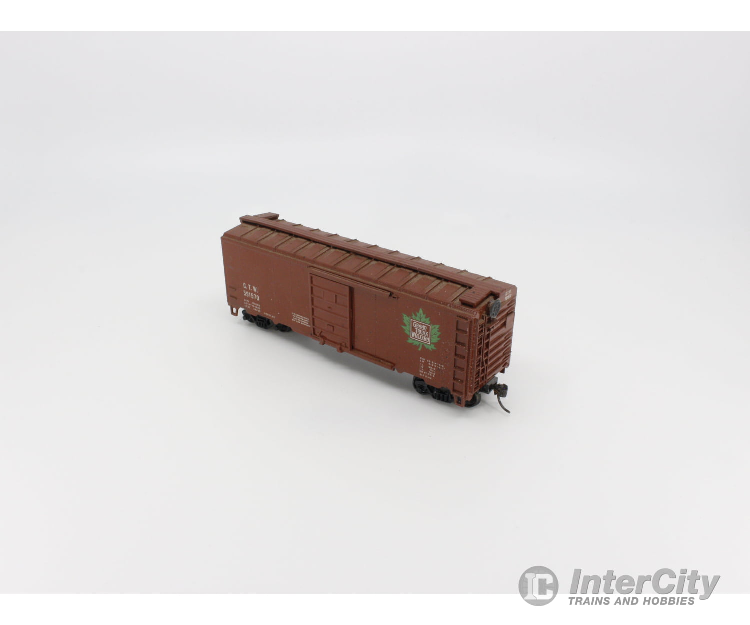 Kar-Line 78 Ho 40’ Box Freight Car Grand Trunk Western (Gtw) 591570 Cars