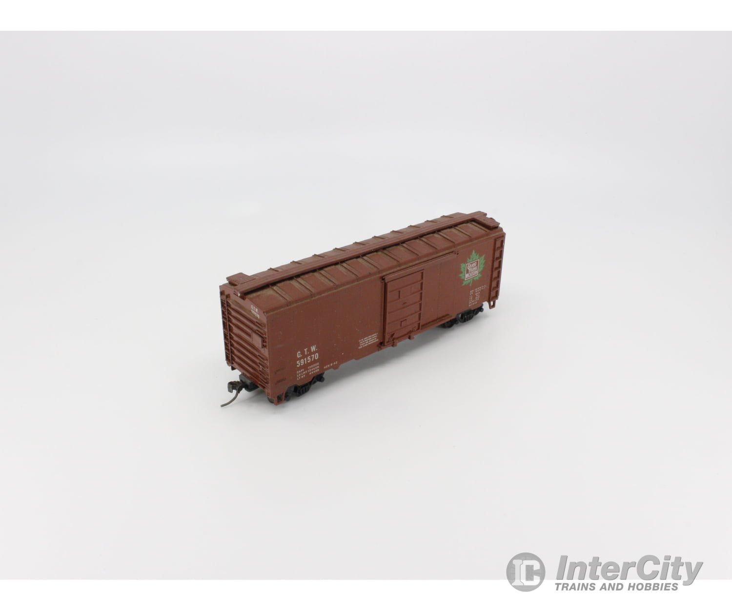 Kar-Line 78 Ho 40’ Box Freight Car Grand Trunk Western (Gtw) 591570 Cars