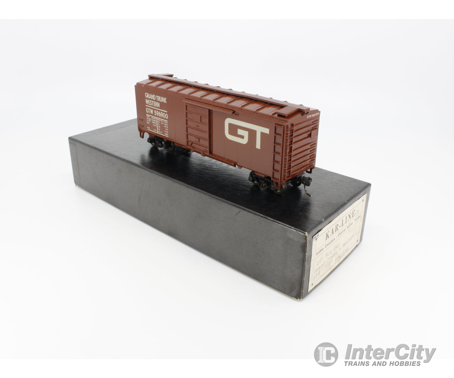 Kar-Line 79 Ho 40’ Box Freight Car Grand Trunk Western (Gtw) 596900 Cars