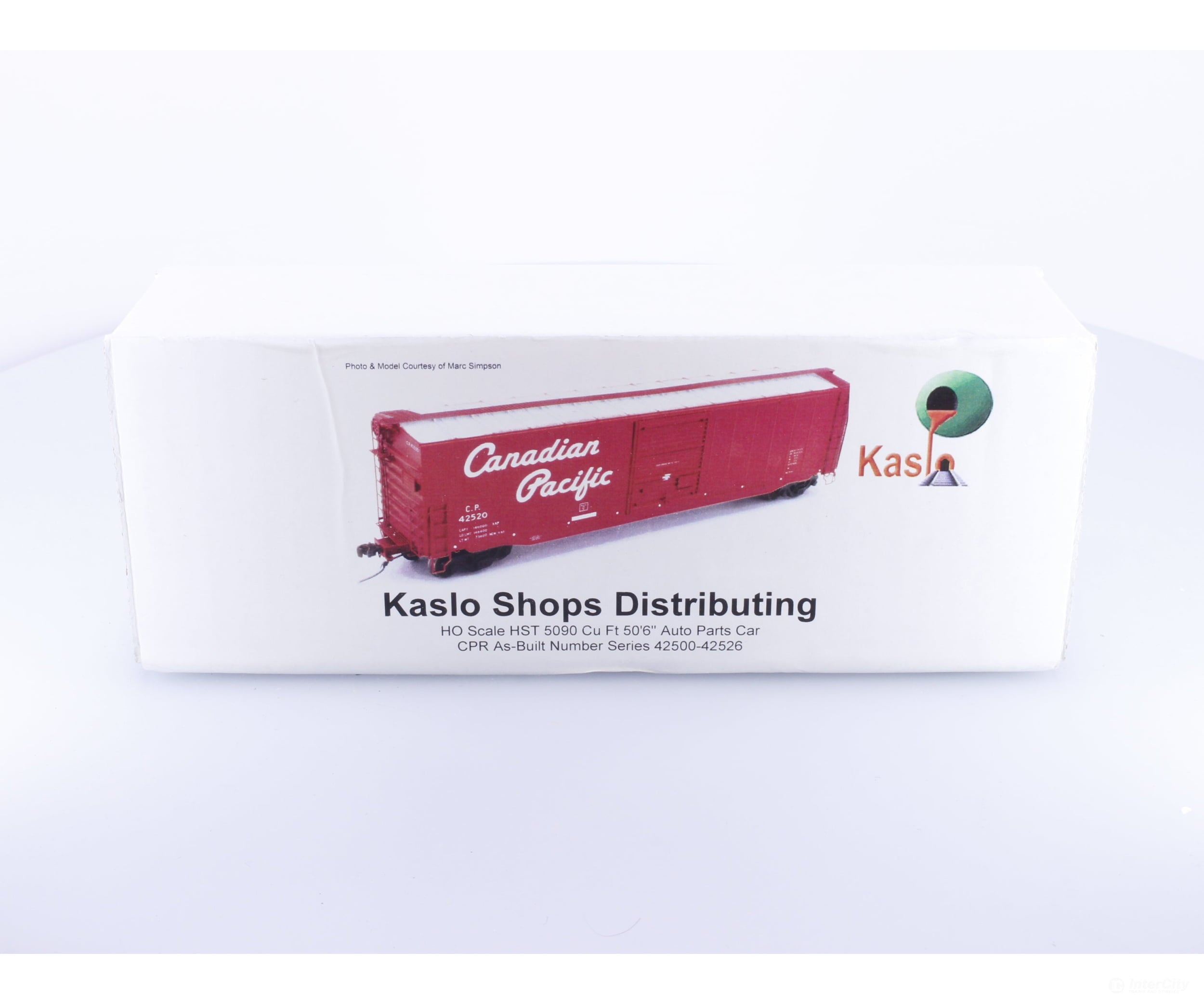 Kaslo Shops HK-51 HO 50’6’ HST Auto Parts Boxcar Kit Series 42500-42526 Canadian Pacific (CP) - Freight Cars