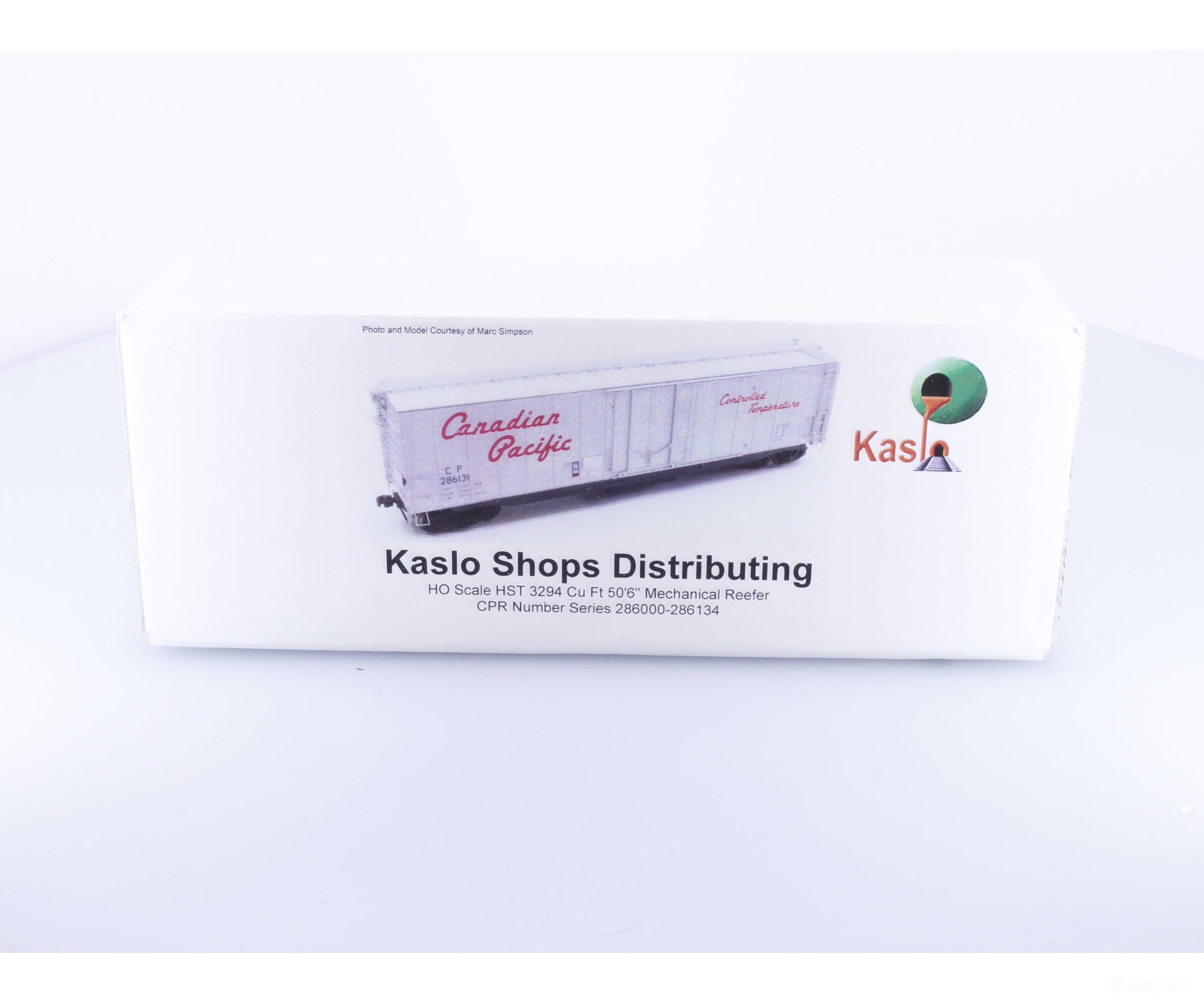 Kaslo Shops HK-52 HO 50’6’ HST Mechanical Reefer Kit Series 286000-286134 Canadian Pacific (CP) - Freight Cars