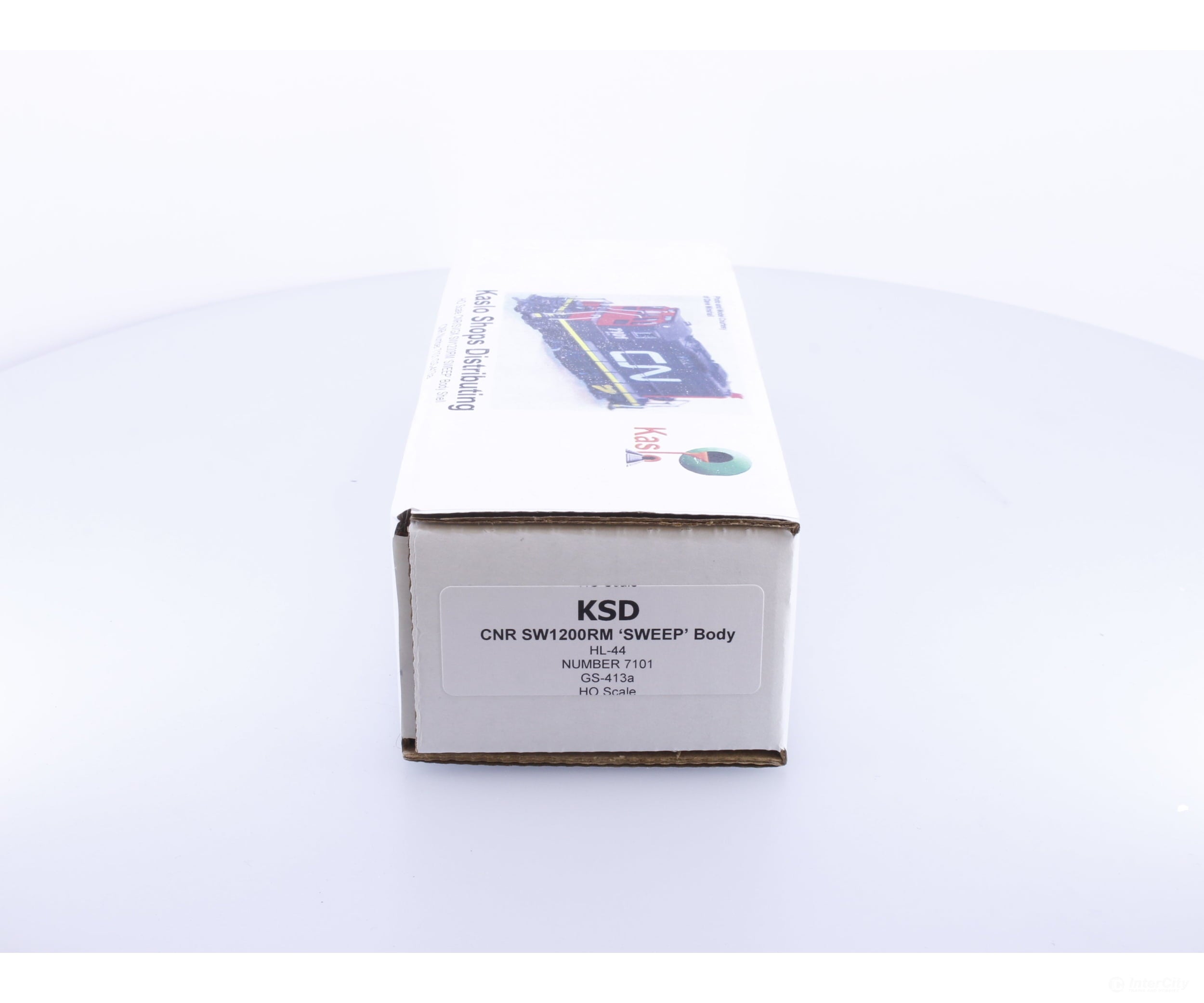 Kaslo Shops HL-44 HO SW1200RM Sweep Diesel Locomotive Body Shell Kit Series 7101 GS-413a Canadian National (CN)