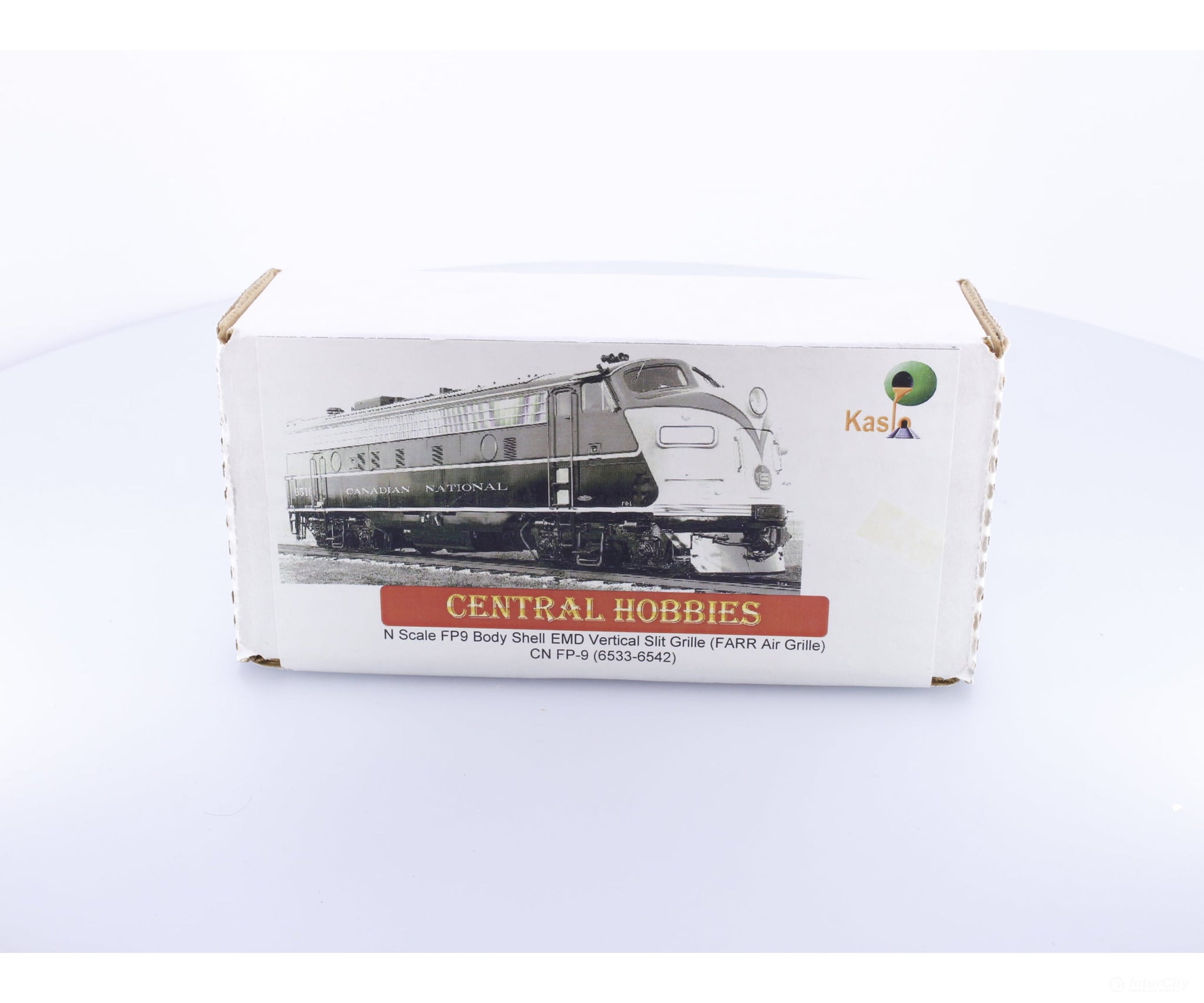 Kaslo Shops NL-14 N FP7/FP9 Diesel Locomotive Body Shell Kit Series 6533-6542 #2 Canadian National (CN) - Locomotives