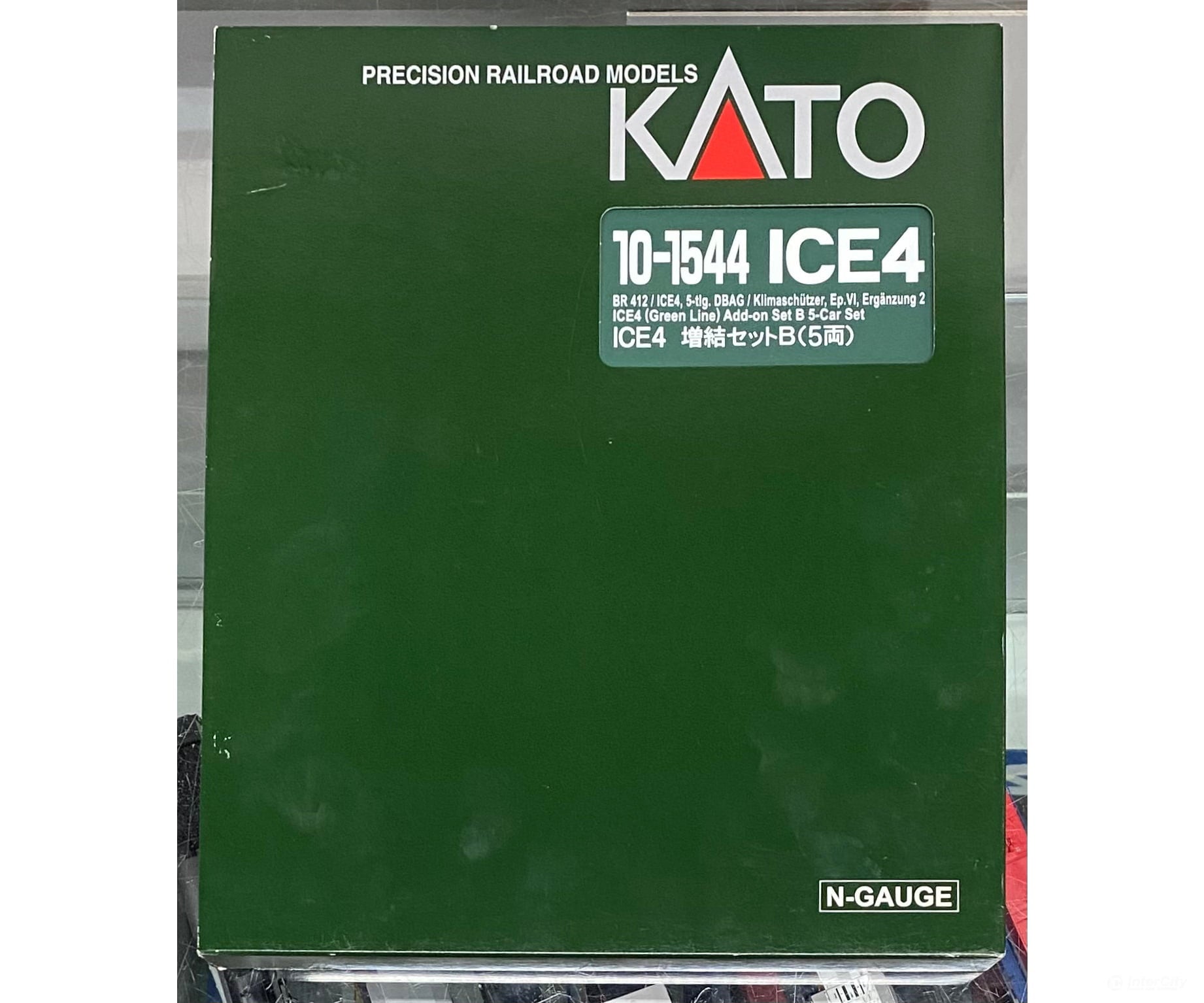 Kato 10-1544 N BR412/ICE4 5 Piece Add On Car Set European Passenger Cars