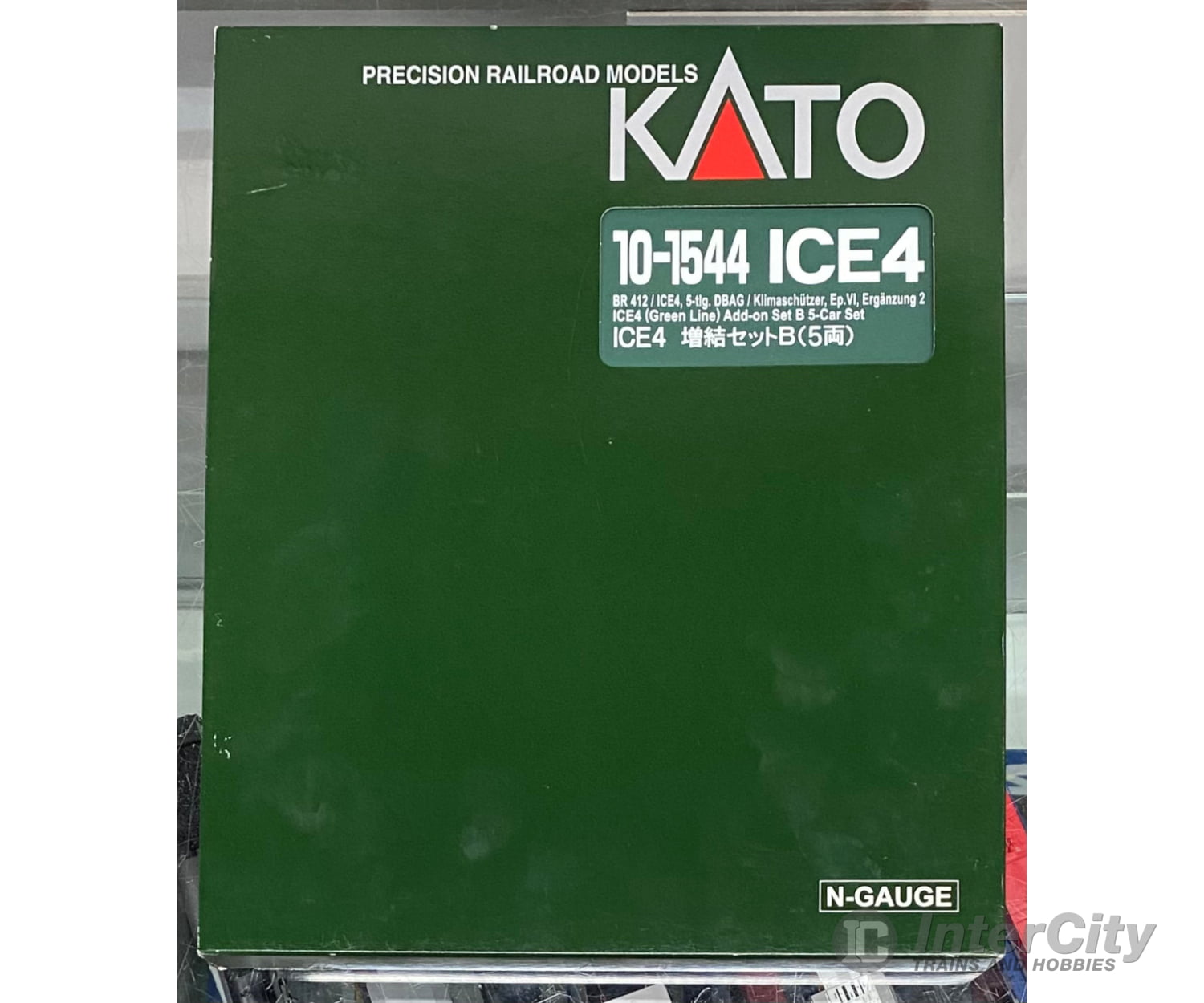 Kato 10-1544 N BR412/ICE4 5 Piece Add On Car Set European Passenger Cars
