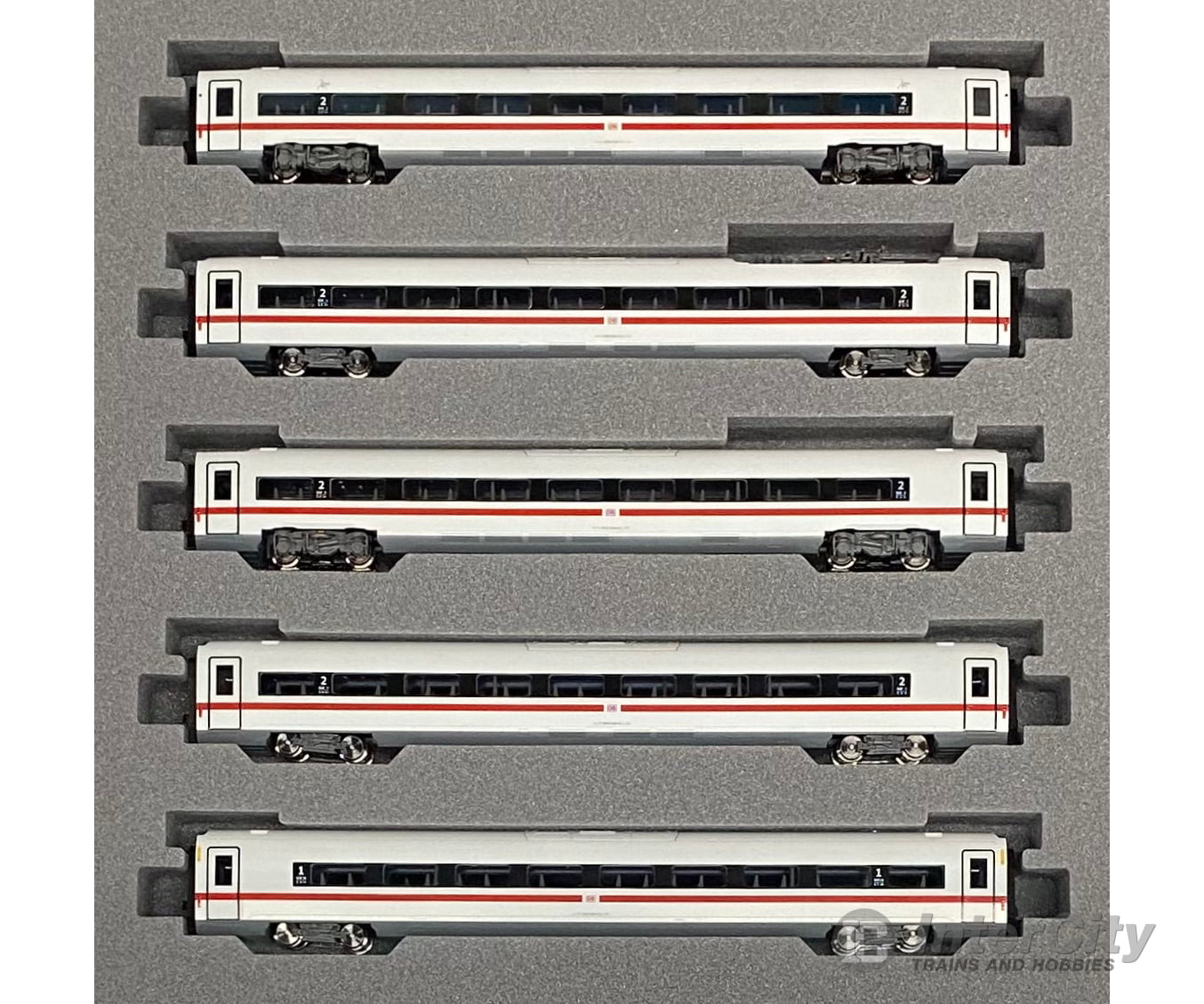 Kato 10-1544 N BR412/ICE4 5 Piece Add On Car Set European Passenger Cars