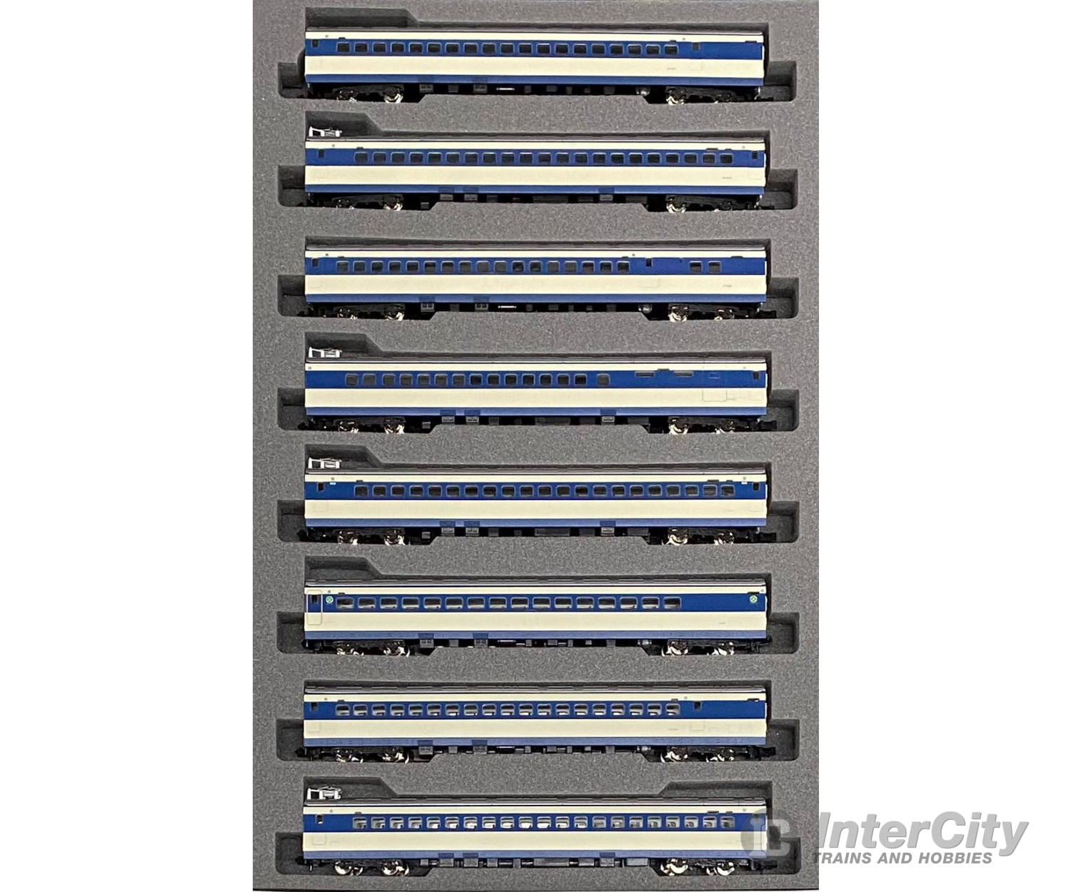 Kato 10-1701 N 8 Car Passenger Set O-2000 Series Shinkansen Hikari Kodama (#1) Passenger Cars