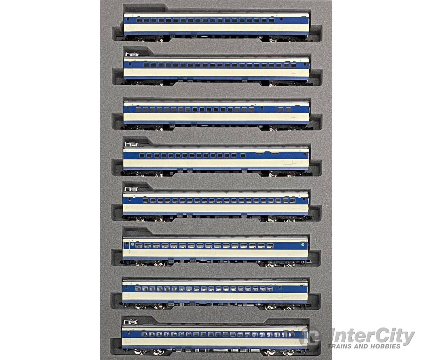 Kato 10-1701 N 8 Car Passenger Set O-2000 Series Shinkansen Hikari Kodama (#3) Passenger Cars