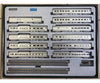Kato 106-055 N California Zephyr Passenger Car 11 Car Set (CB&Q D&RGW WP) Zephyr - Passenger Cars