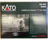 Kato 106-055 N California Zephyr Passenger Car 11 Car Set (CB&Q D&RGW WP) Zephyr - Passenger Cars