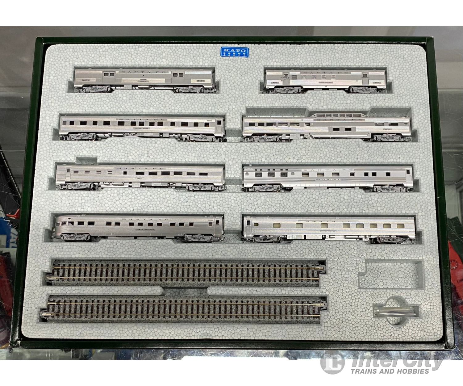 Kato 106-074 N Super Chief 8 Car Set Santa Fe (SF) Various# Passenger Cars