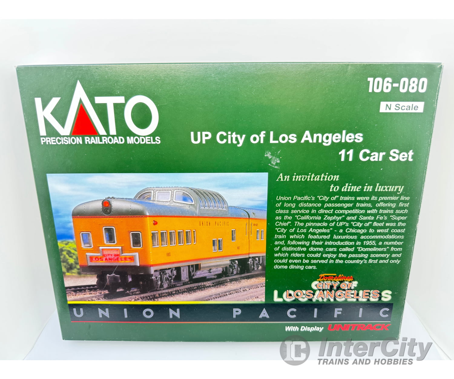 Kato 106-080 N Up City Of Los Angels 11 Car Set Union Pacific (Up) Starter & Train Sets