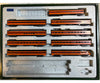 Kato 106-082 N Olympian Hiawatha 9 Car Passenger Set No Unitrack Milwaukee Road (MILW) - Passenger Cars