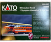 Kato 106-082 N Olympian Hiawatha 9 Car Passenger Set No Unitrack Milwaukee Road (MILW) - Passenger Cars