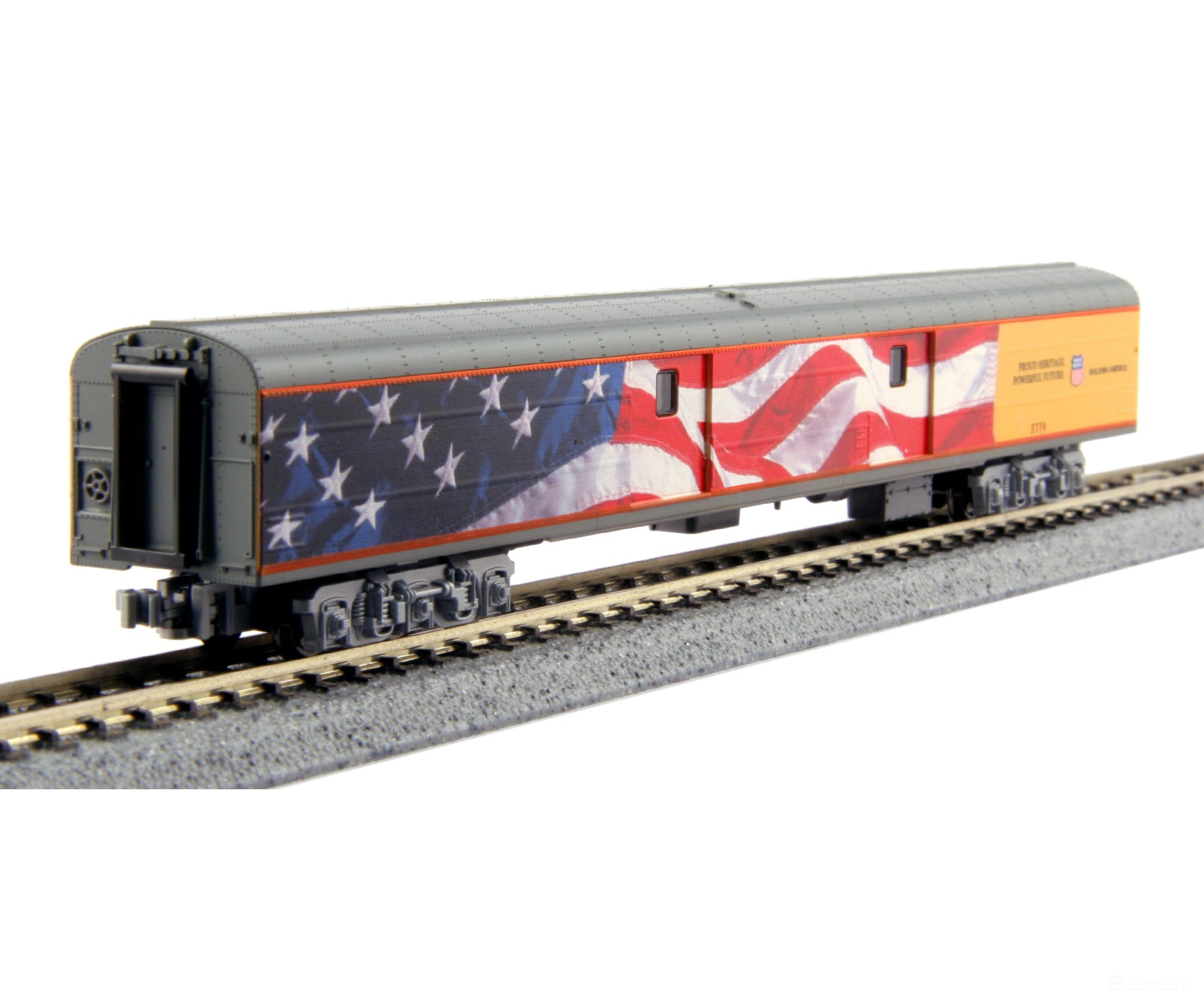 Kato 106-086 N Union Pacific Excursion Train 7-Car Set - Ready To Run -- (Armour Yellow Gray Red)