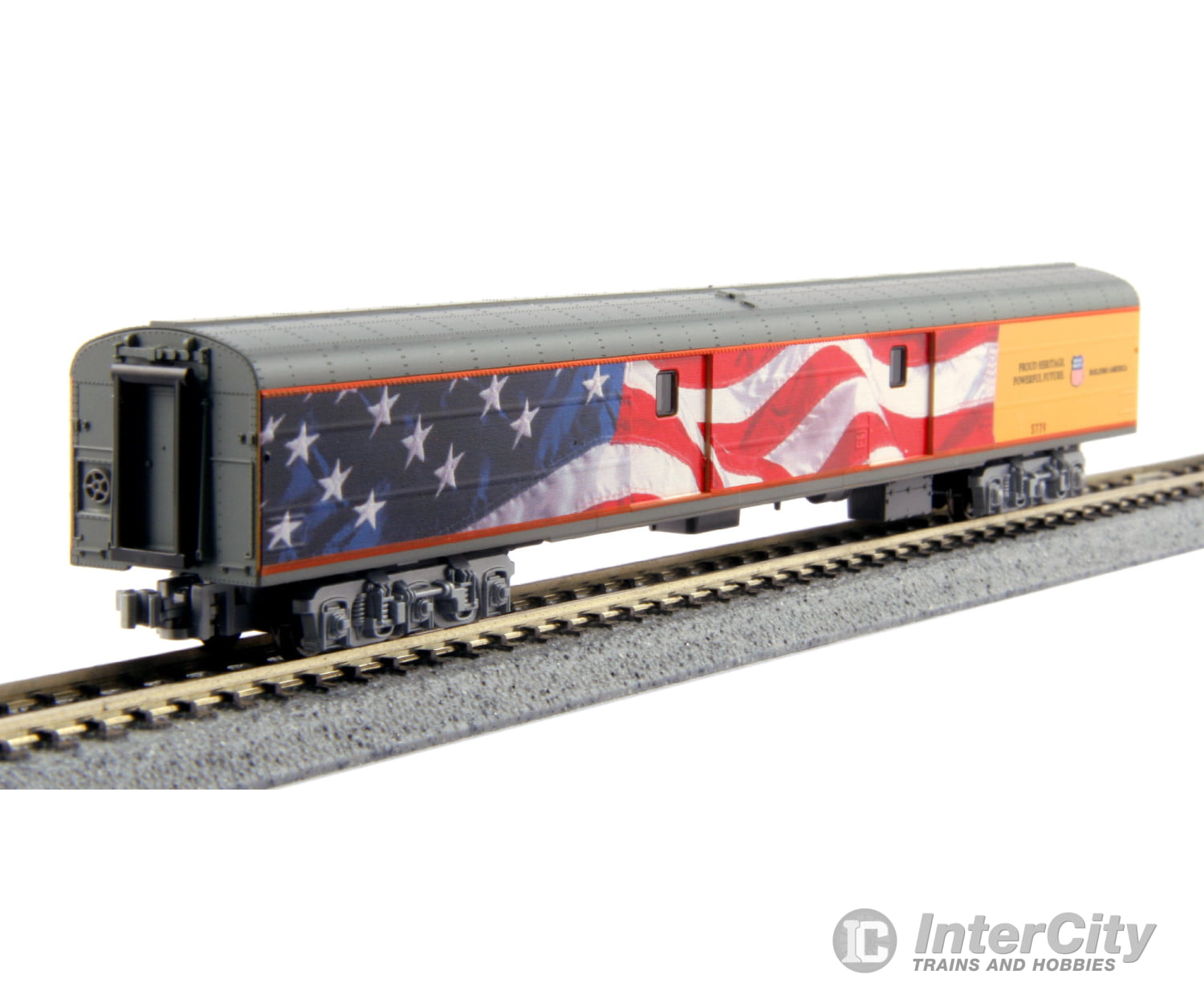 Kato 106-086 N Union Pacific Excursion Train 7-Car Set - Ready to Run --  Union Pacific (Armour Yellow, gray red)