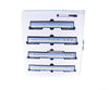 Kato 106-098 N Smoothside Passenger 4 Car Add-On Set Via Rail (VIA) - Passenger Cars