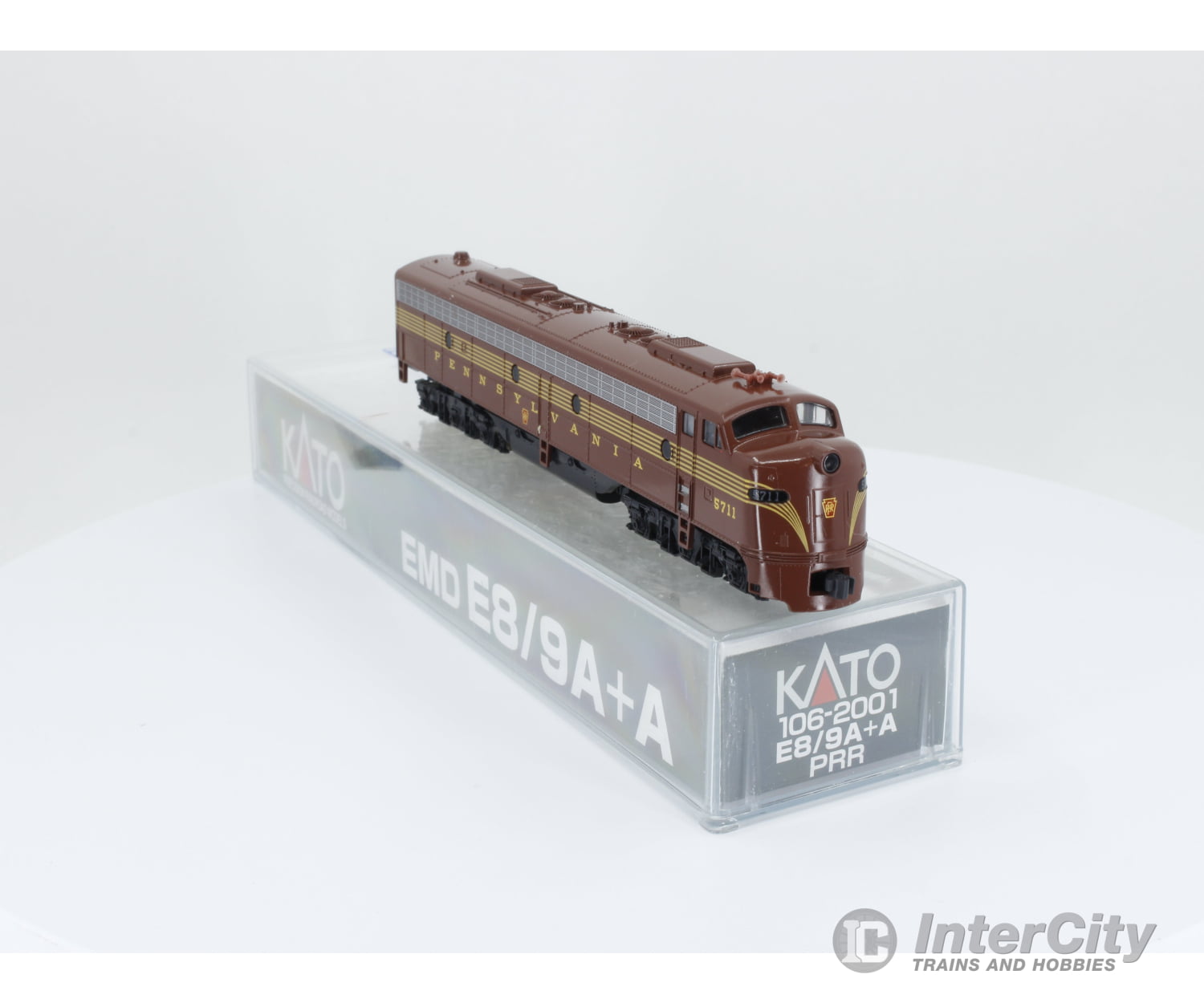 Kato 106-2001 N Japanese E8/9A + A Pennsylvania Locomotive (Prr) 5711 Analog Dc Locomotives