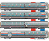 Kato 106-8004 N Viewliner Ii Set - 2 Sleepers Diner Baggage-Dorm Ready To Run -- Amtrak (Phase Iii;