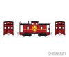 Kato 1066273 Diesel Freight Train-Only Set - Standard Dc -- Santa Fe Emd F7 (Warbonnet Blue Silver)