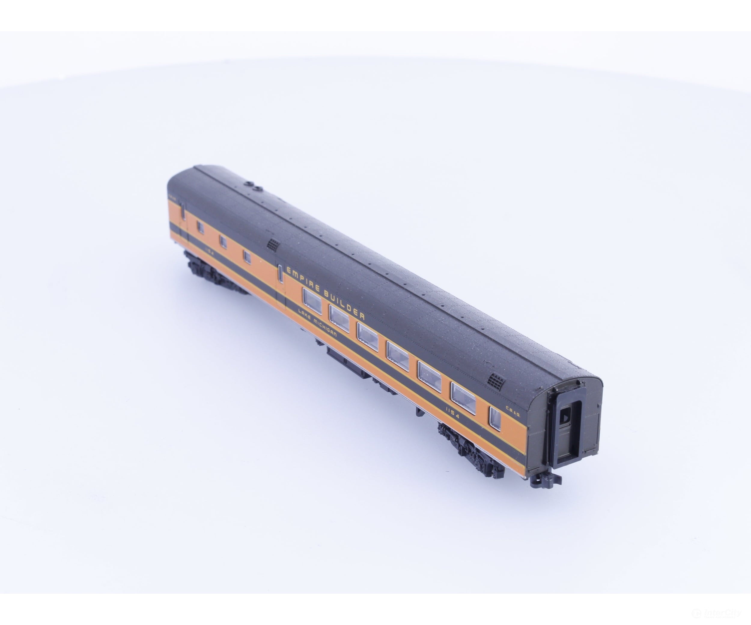 Kato 1154 N Empire Builder Smooth Side Passenger Car Great Northern (GN) Lake Michigan 1154 - Passenger Cars