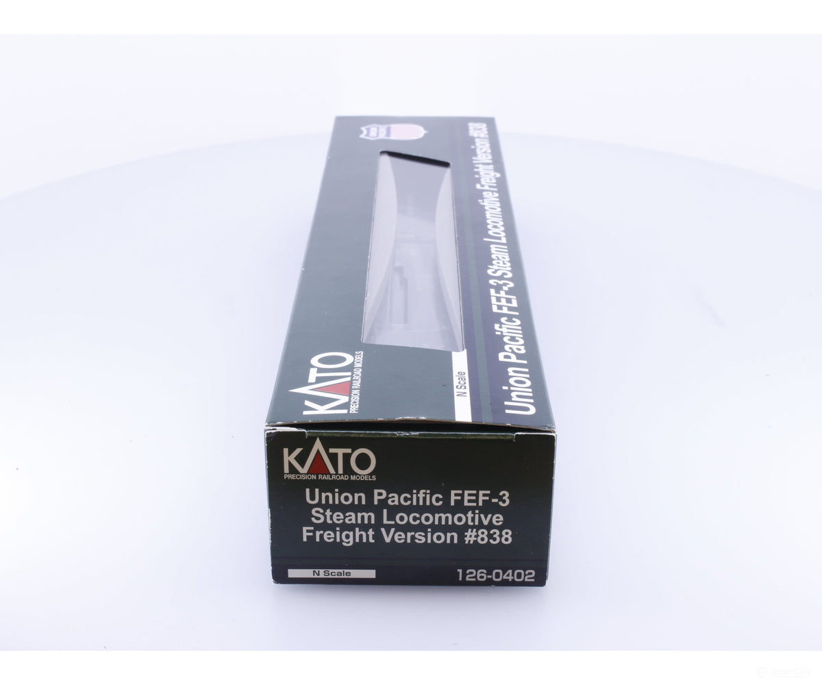 Kato 126-0402 N FEF-3 Freight Version Steam Locomotive Union Pacific (UP) 838 Analog DC - Locomotives