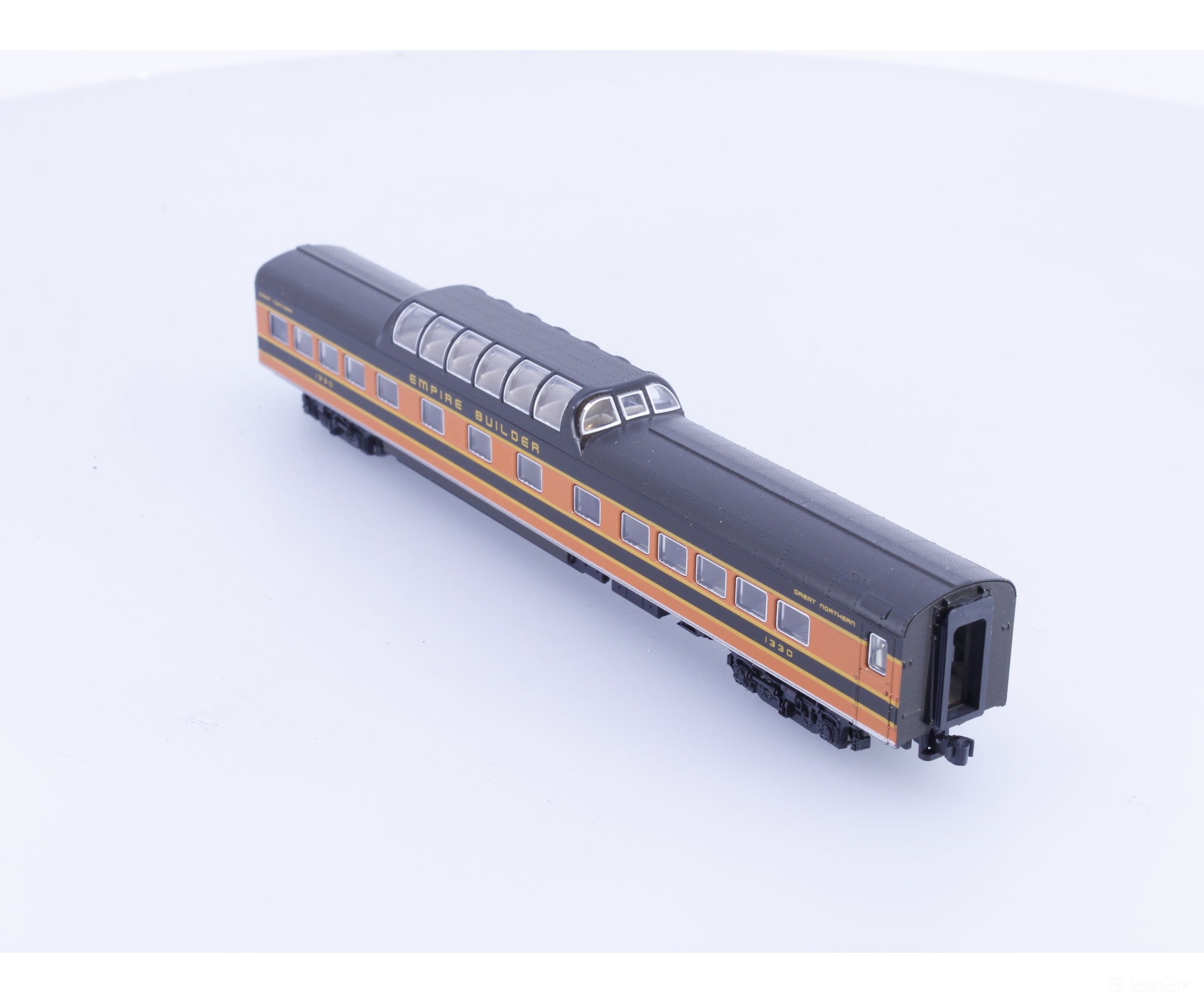 Kato 1330 N Empire Builder Vista Dome Passenger Car Great Northern (GN) 1330 - Passenger Cars