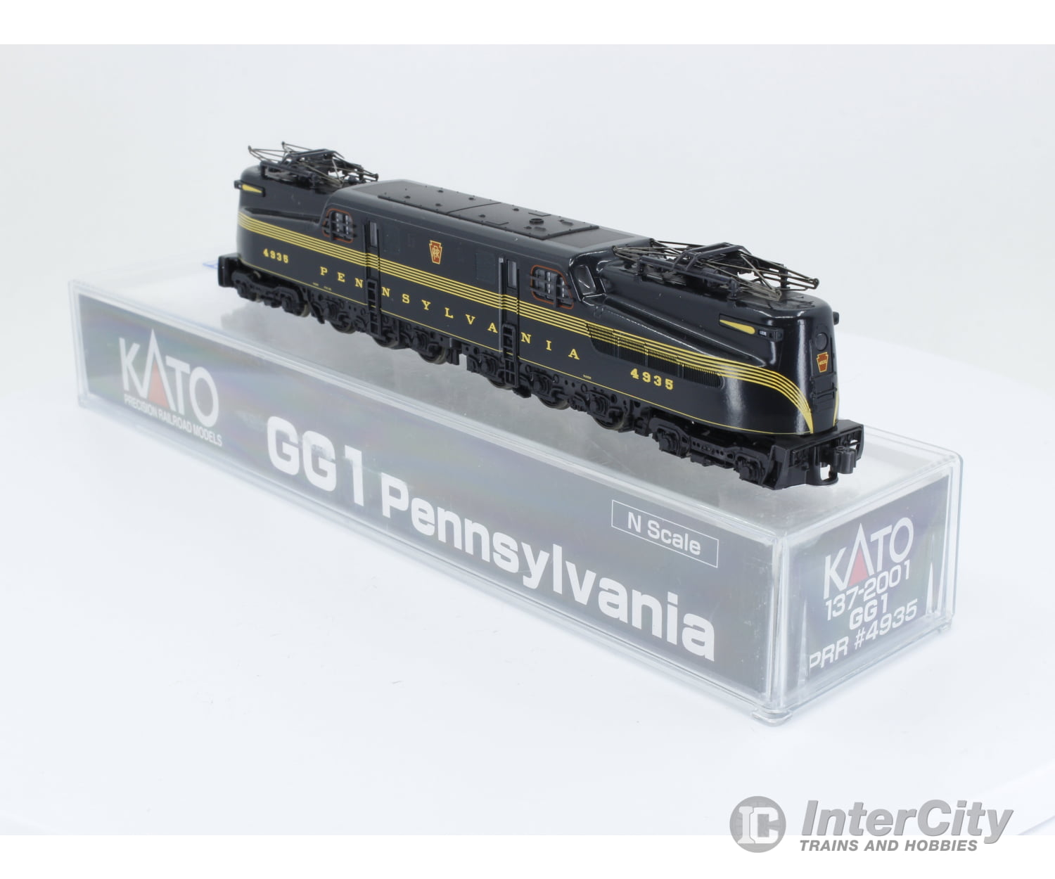 Kato 137-2001 N Gg1 Locomotive Pennsylvania (Prr) 4935 Analog Dc Locomotives