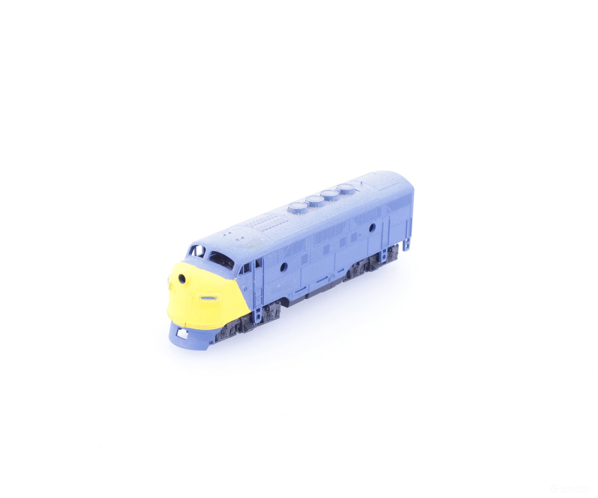 Kato 176-070 N F3A Diesel Locomotive Phase II Custom Painted VIA Unlettered Analog DC - Locomotives
