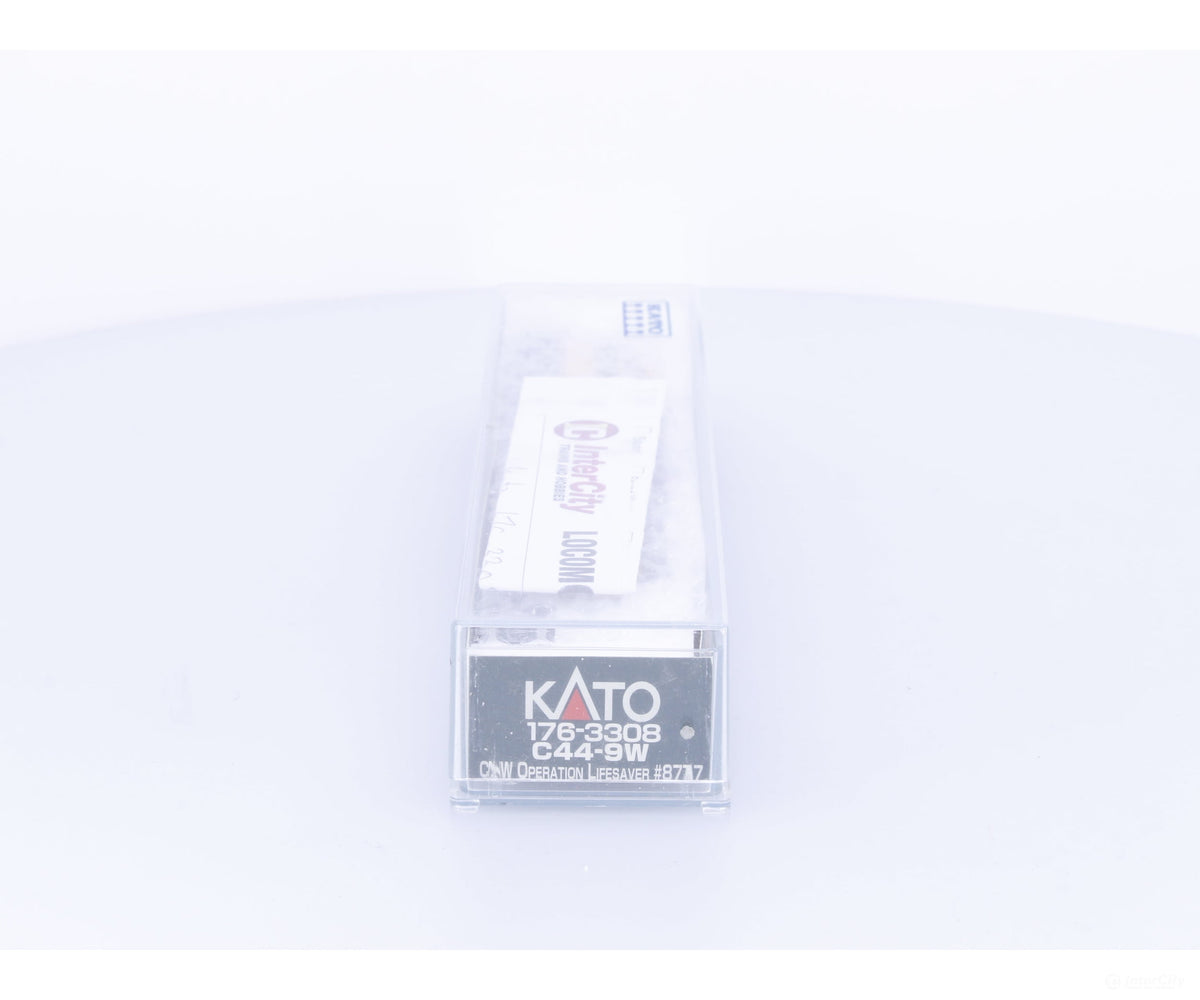 Kato 176-3308 N C44-9W Diesel Locomotive Operation Lifesaver Chicago and North Western (CNW) 8717 Analog DC