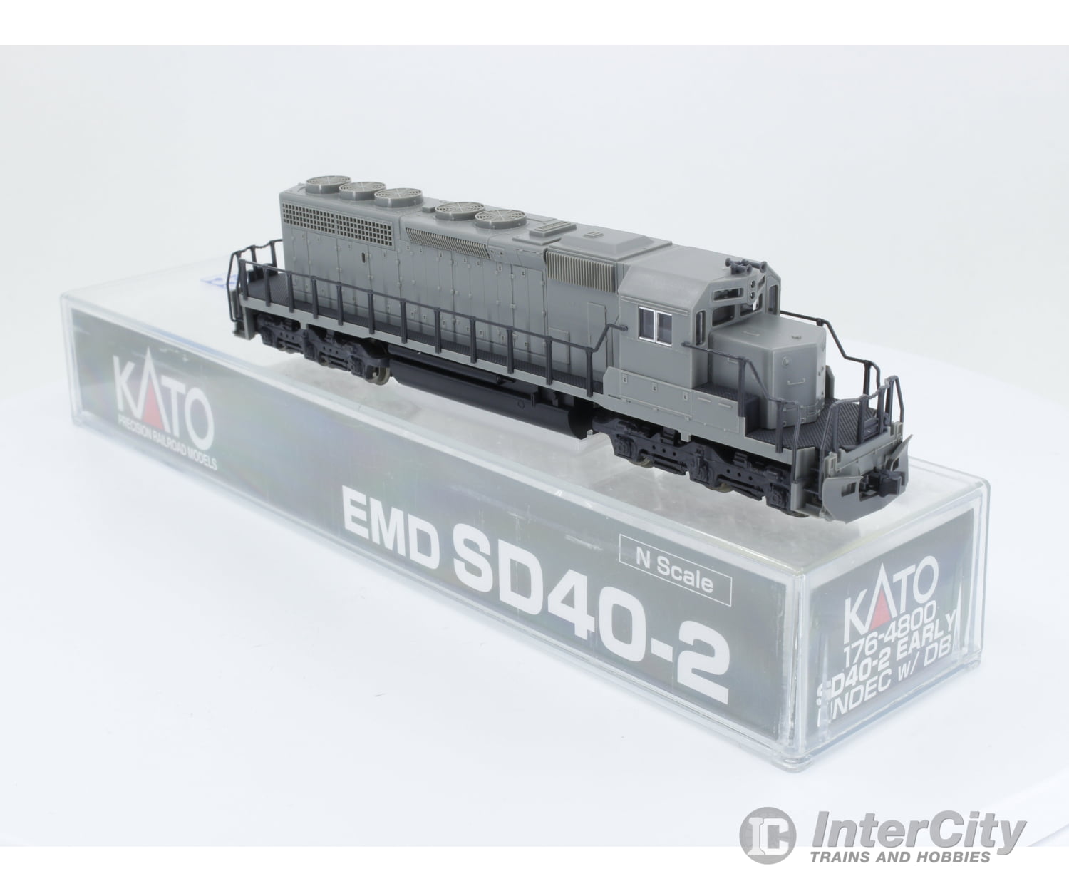 Kato 176-4800 N Sd40-2 Early Locomotive Undecorated W/Db Analog Dc Locomotives