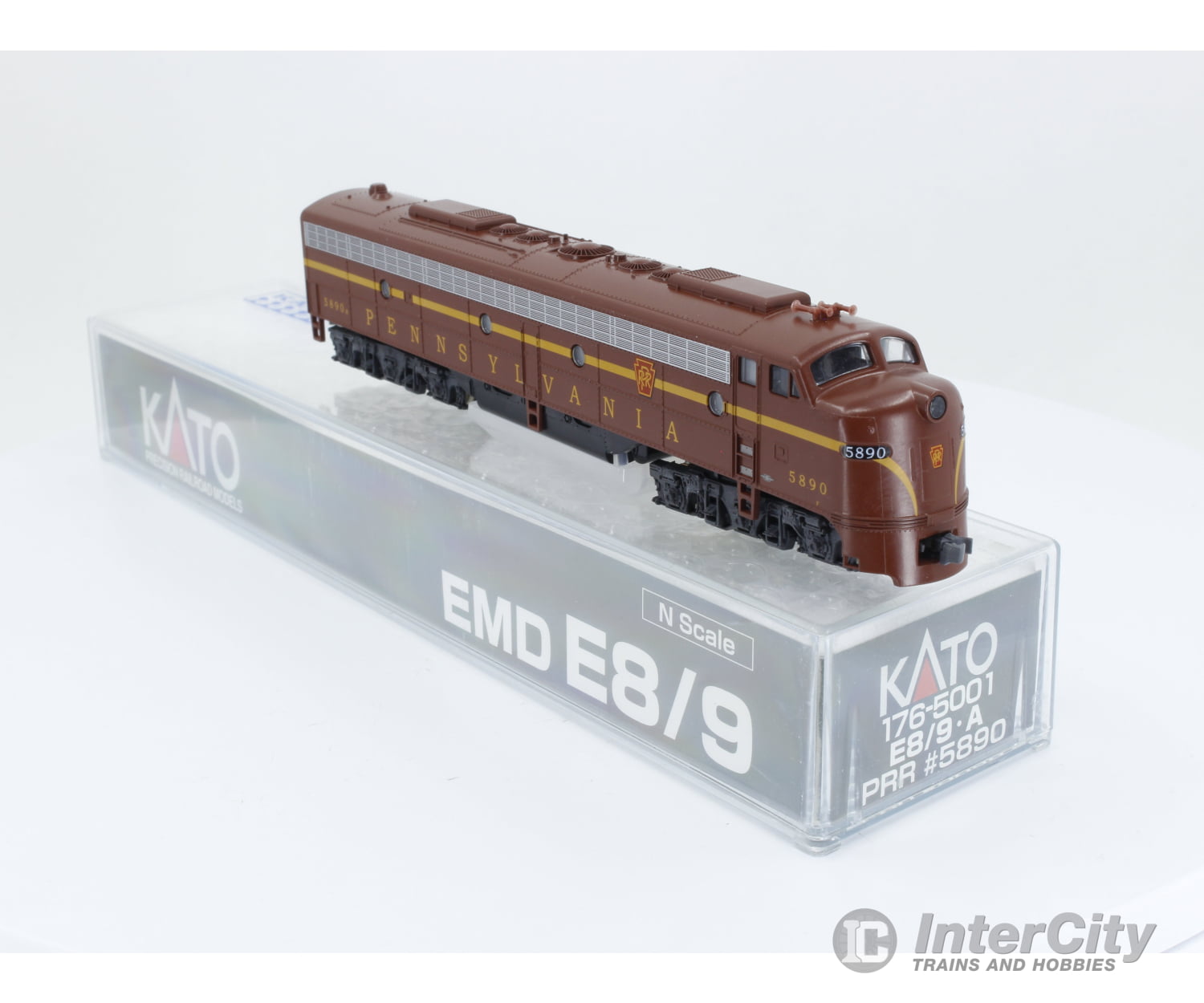 Kato 176-5001 N E8/9.A Locomotive Pennsylvania (Prr) 5890 Analog Dc Locomotives