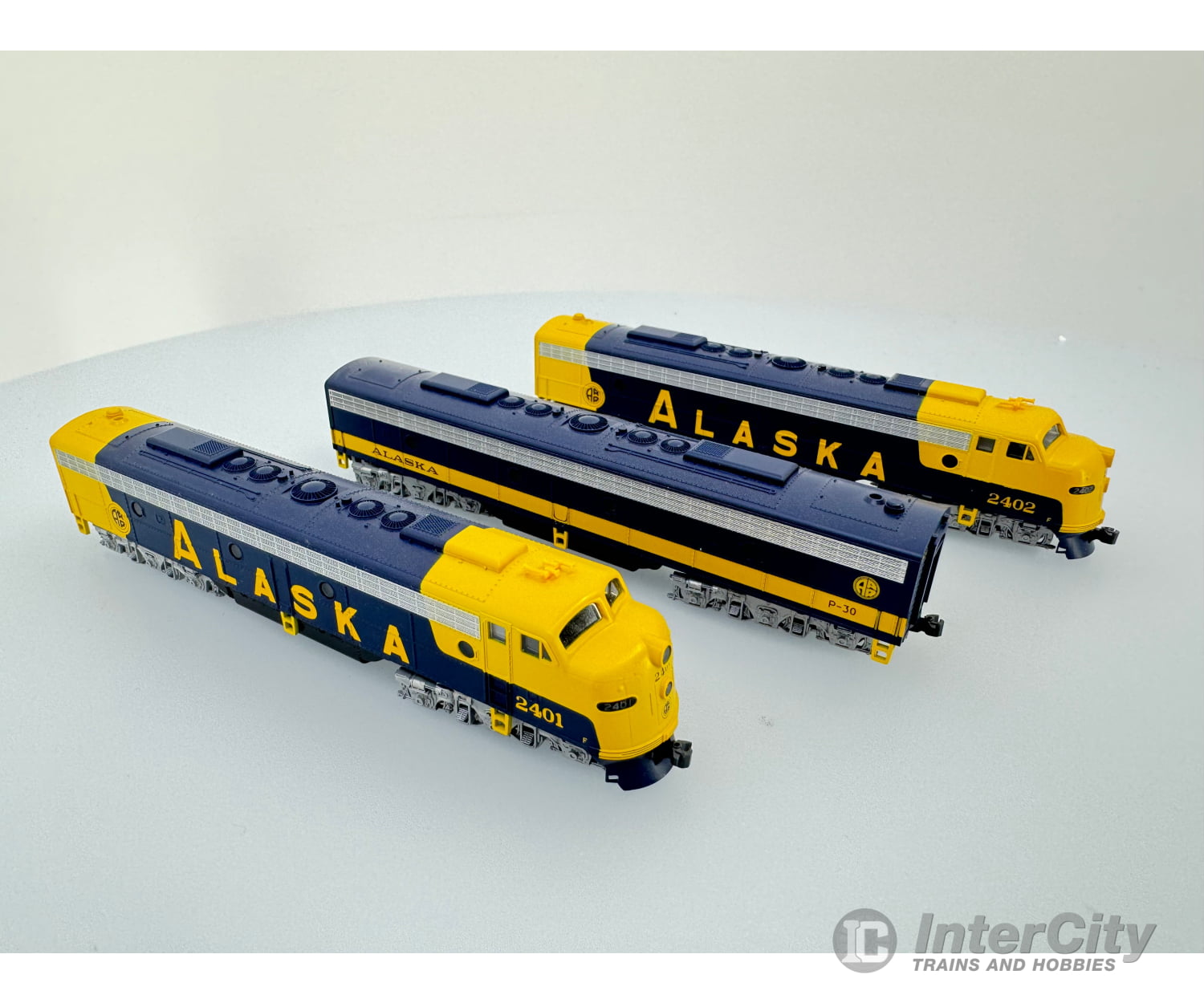 Kato 176-5320/5321/5322 N Emd E8A A Unit X 2 Plus One E8B Unit For Complete Aba Set Alaska Railroad