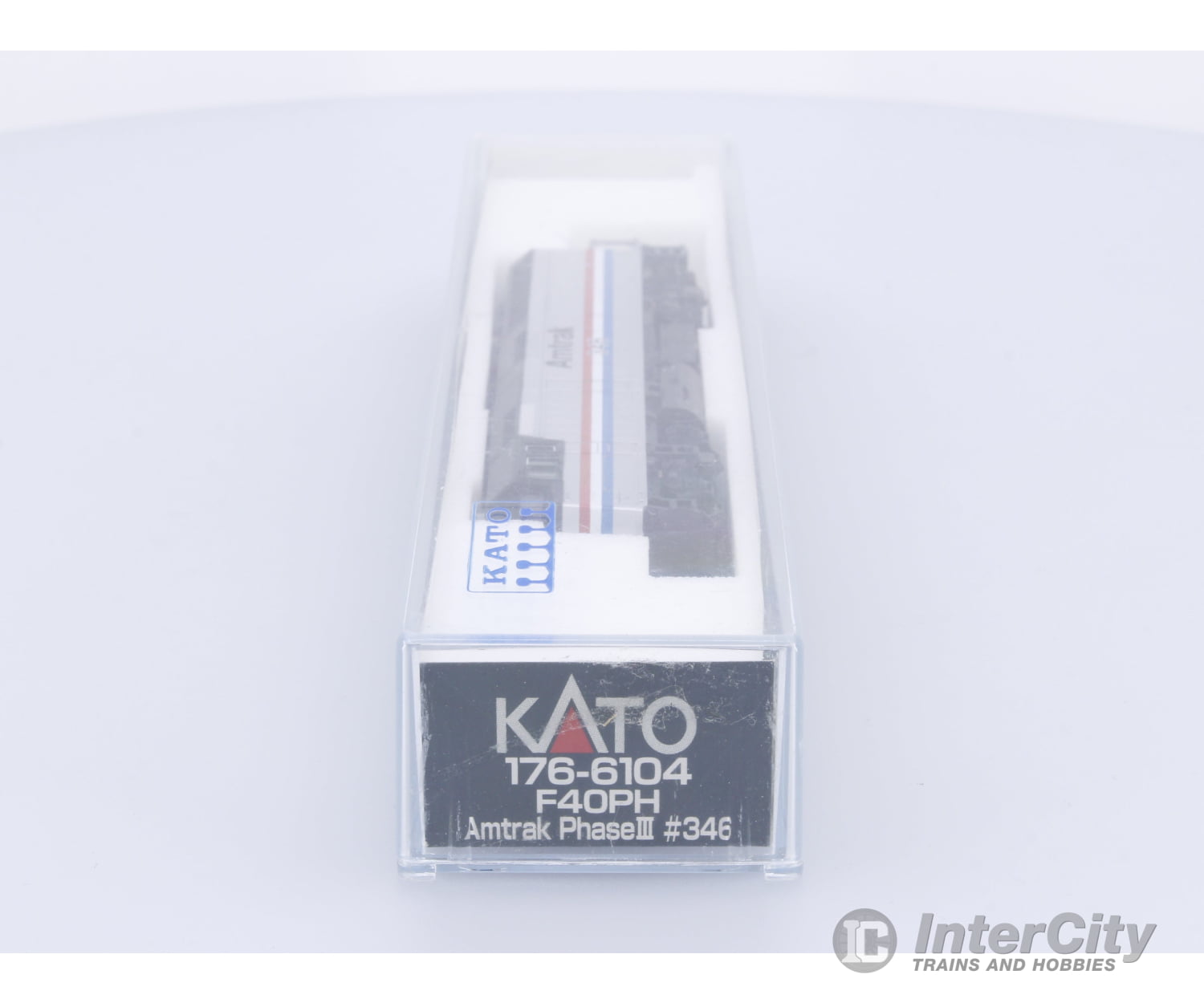 Kato 176-6104 N F40PH Phase II Amtrak (AMTK) 346 Analog DC Locomotives