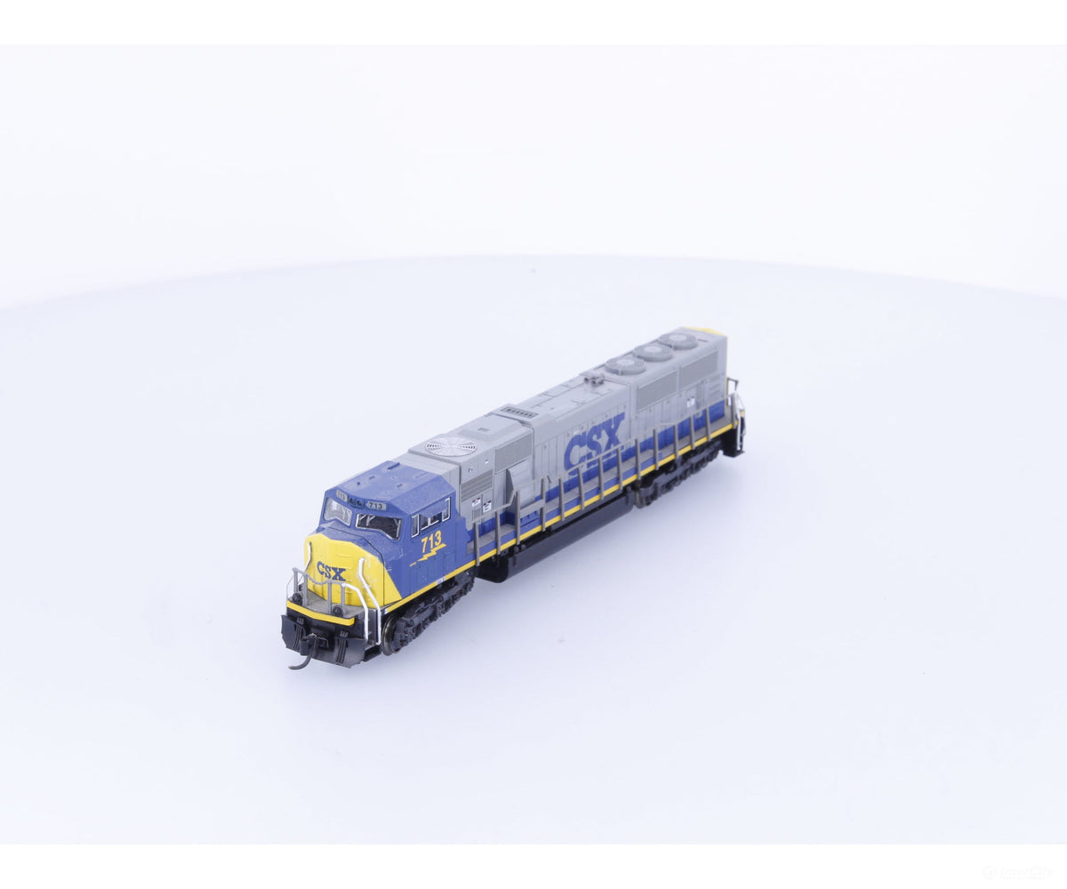 Kato 176-6307 N SD70MAC Diesel Locomotive CSX (CSX) 713 Analog DC - Locomotives